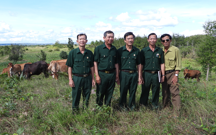 Cưu chiến binh Nguyễn Thanh Hải ở xã Ea H’leo làm kinh tế giỏi